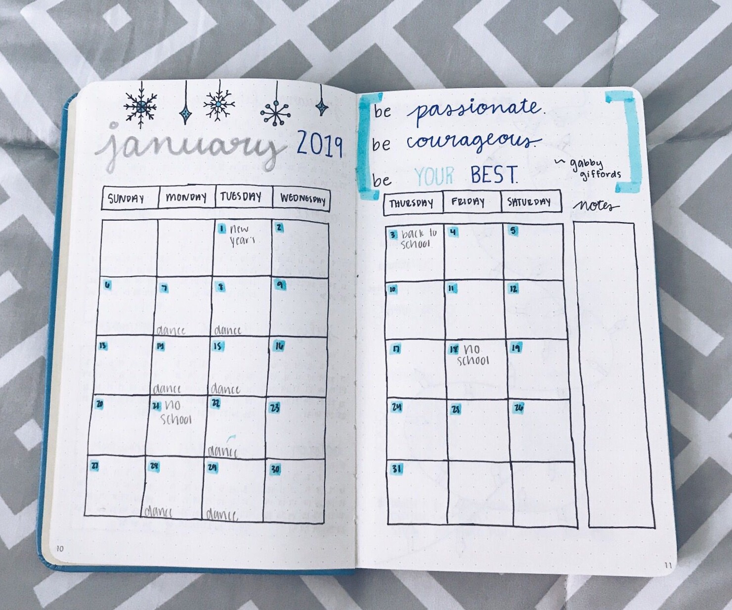 ☁️ ☁️ dream life manifestation: January Bujo Layouts for Digital Planners & Creative Assets