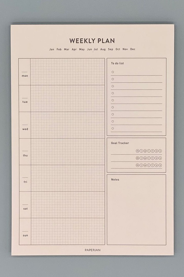 📅 📌 dream life manifestation: Life A5 Weekly & Study Planner Notepad | plannerideas