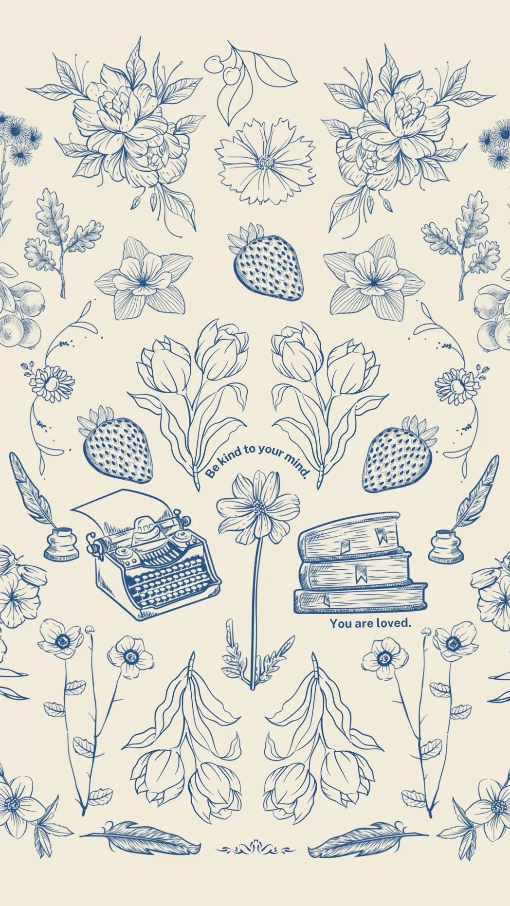 🎨 📍 dream life manifestation: Minimalist Phone Wallpaper with Peaceful Accents