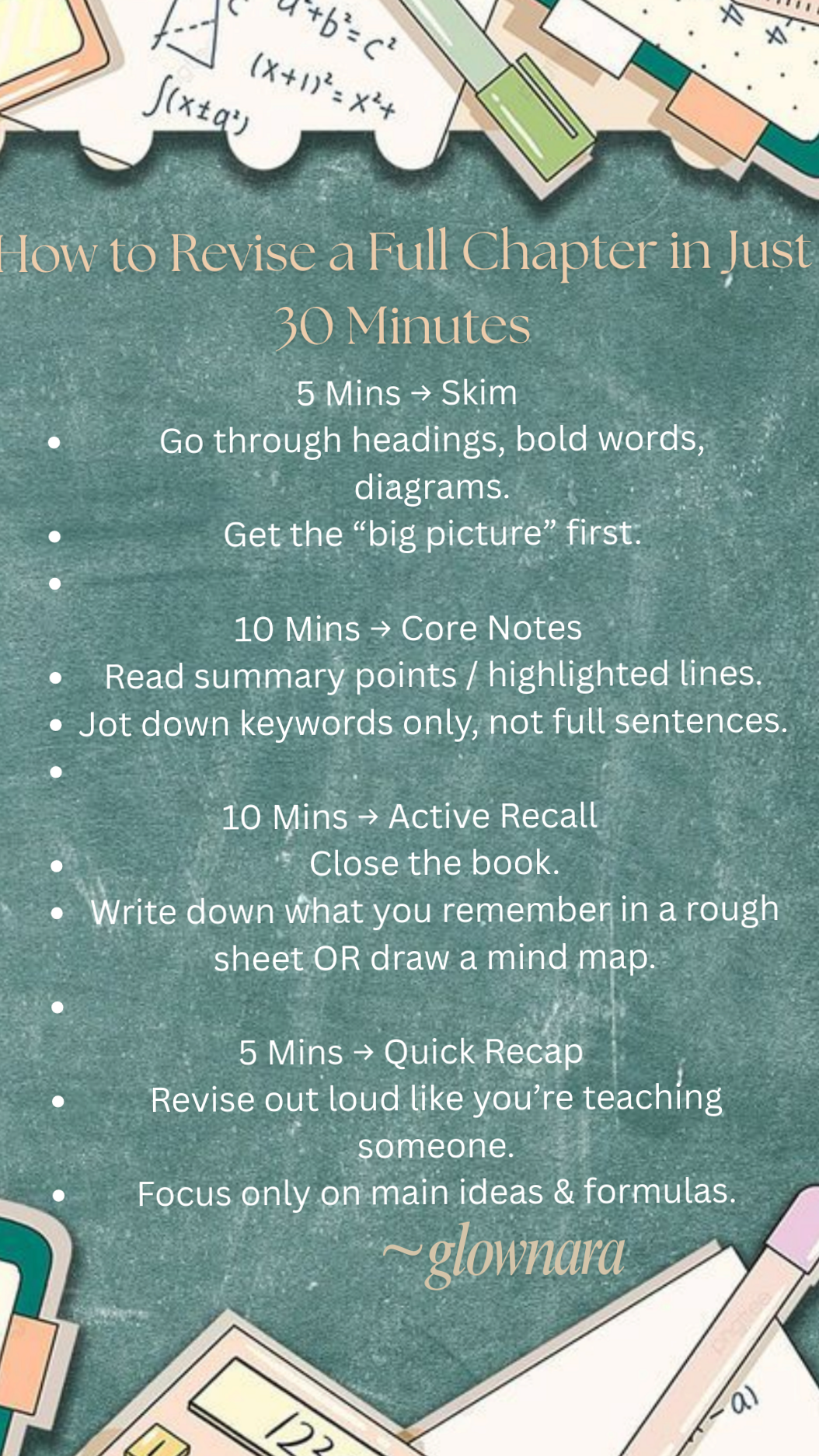 🌿 ✨ dream life manifestation: Revise a Full Chapter in 30 Minutes