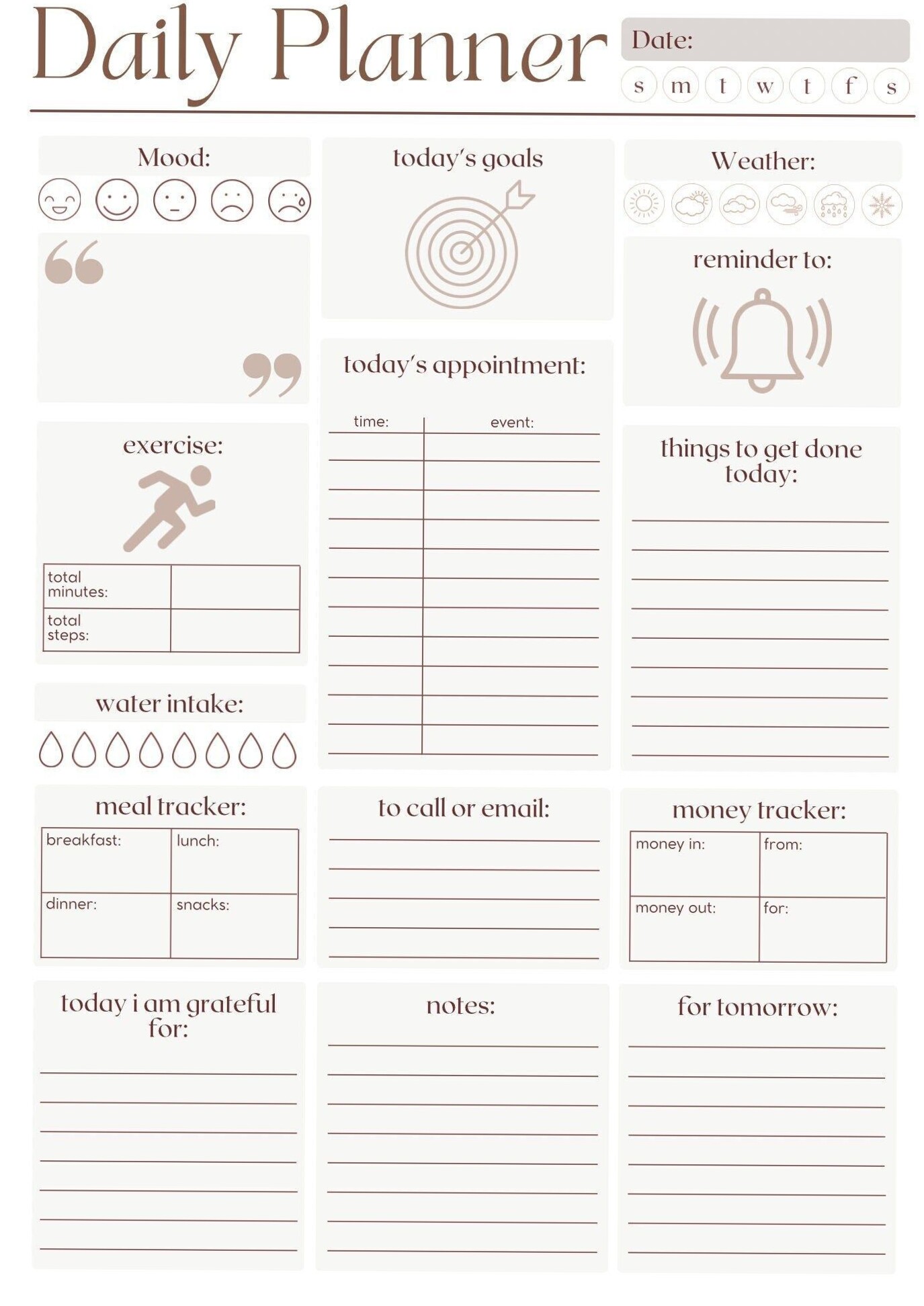 🌿 ✨ dream life manifestation: Stay Organized with This Daily Planner for Productivity and Creativity