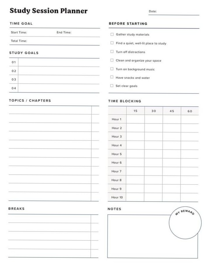 🎨 🌈 dream life manifestation: Study Session Planner — Notability Gallery | Digital Design Planner | Creative Assets