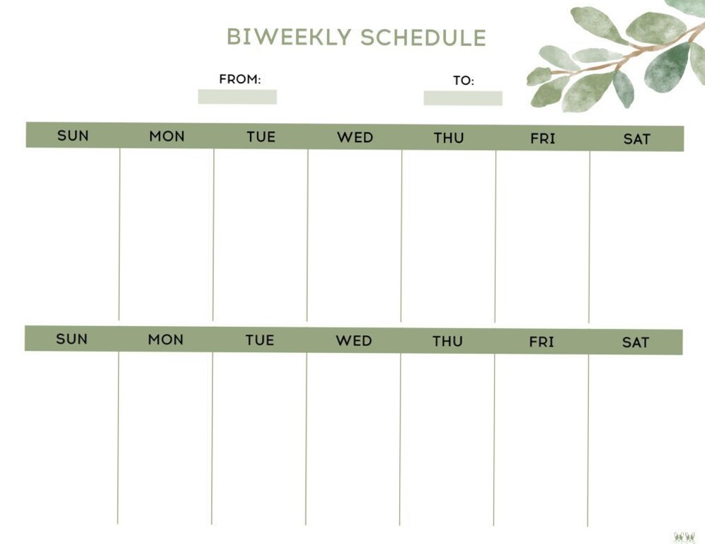 🌸 🌸 dream life manifestation: Two Week Planners — Free Printables | Printabulls