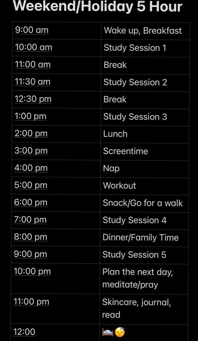 ✨ 🤍 dream life manifestation: Weekend Study Schedule for Digital Design & Creative Planners