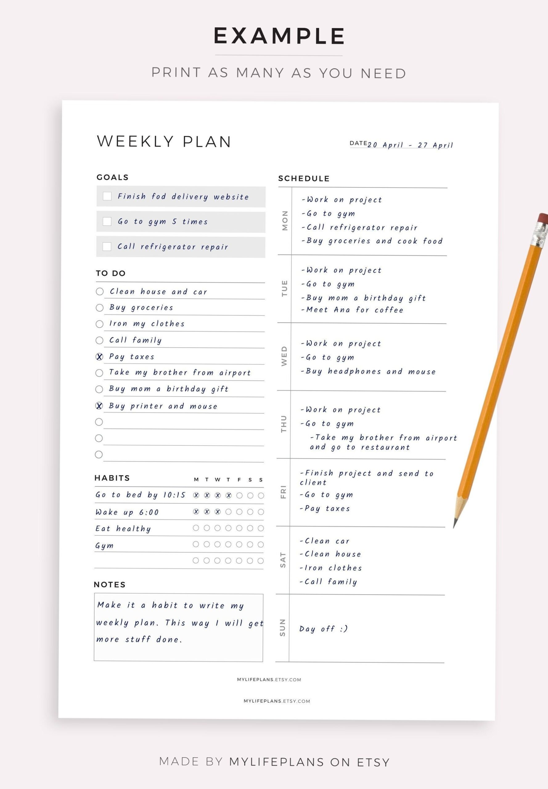 💌 💍 dream life manifestation: Weekly Planner Ideas for Effective Weekly Organization and Daily Planning