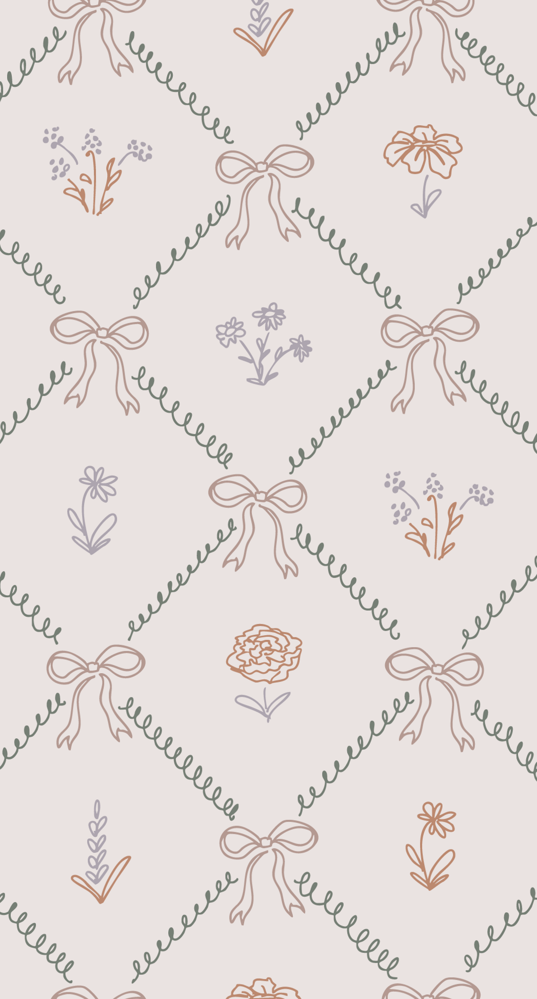 Elegant Bow & Vintage Floral Branding for Digital Design — 💎 💎 romanticize your routine