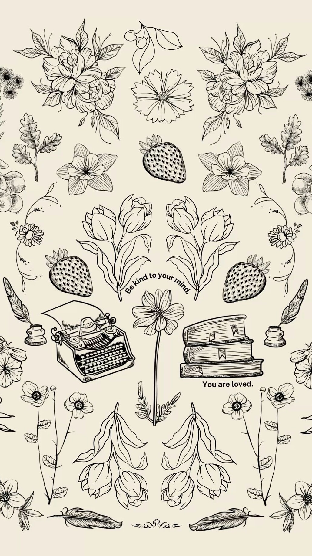 Elegant Phone Wallpaper for Digital Planners & Creative Design — 💎 📍 romanticize your routine