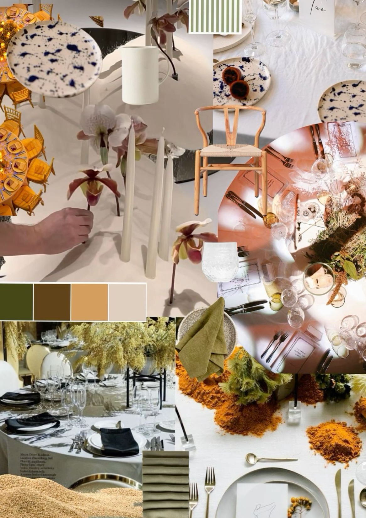 Event Mood Board for Digital Design & Creative Planners — 🖇️ 🖇️ dream life manifestation