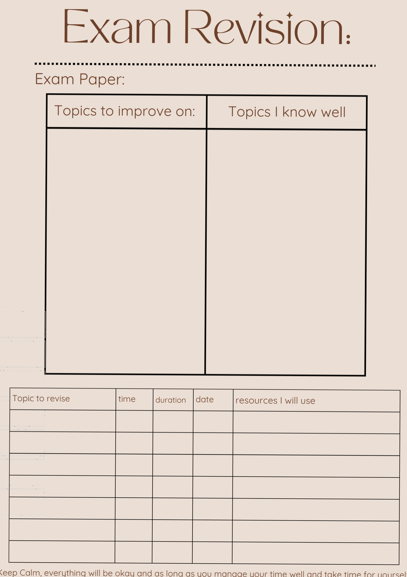 📝 📝 Exam Revision: Creative Study Planners & Digital Design Assets | dream life manifestation