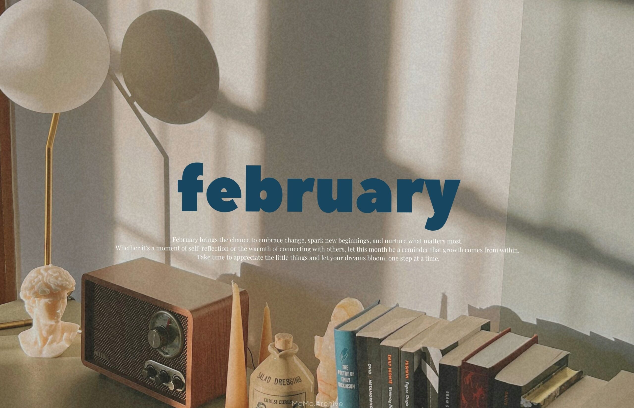 February Desktop Wallpapers for Digital Design & Planners — 👰 👰 dream life manifestation