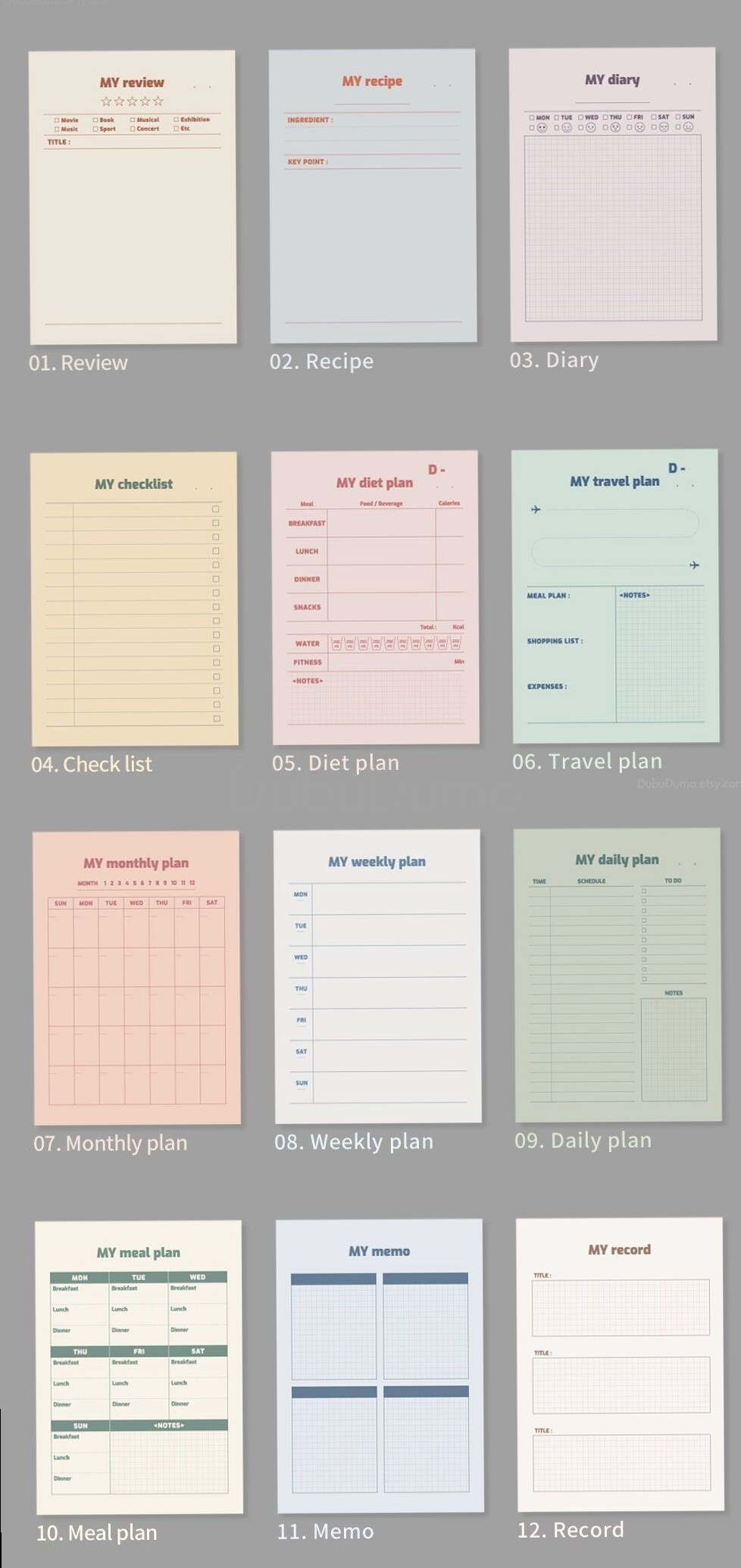 🖇️ 📝 Free Daily Planner for Time Management Goals | stay inspired all year long