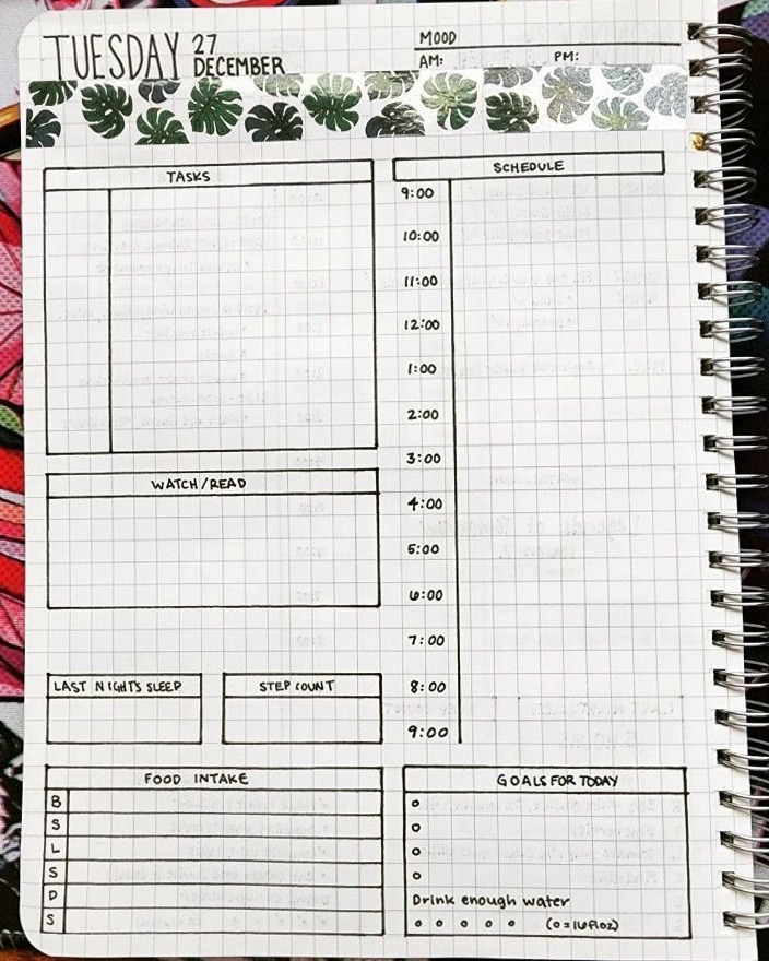 Free Habit Tracker & Daily Bullet Journal Layout Ideas — 🥂 🥂 essential planning guide