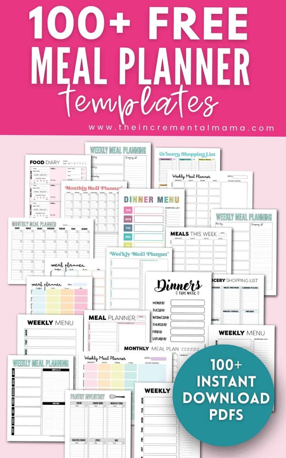 Free Meal Planner Printables for Every Occasion — 🖇️ 📌 secret to staying productive