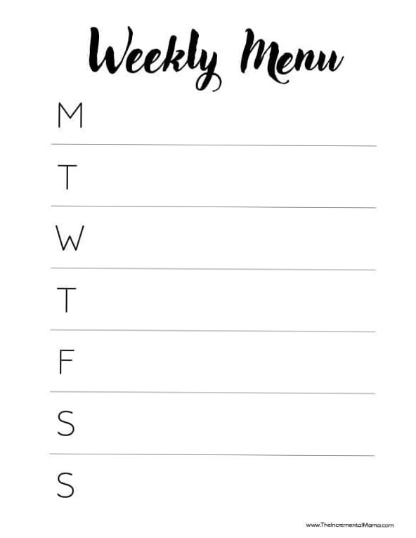 Free Printable Weekly Meal Planner & Grocery List | Aesthetic — 🖇️ 📁 stay inspired all year long