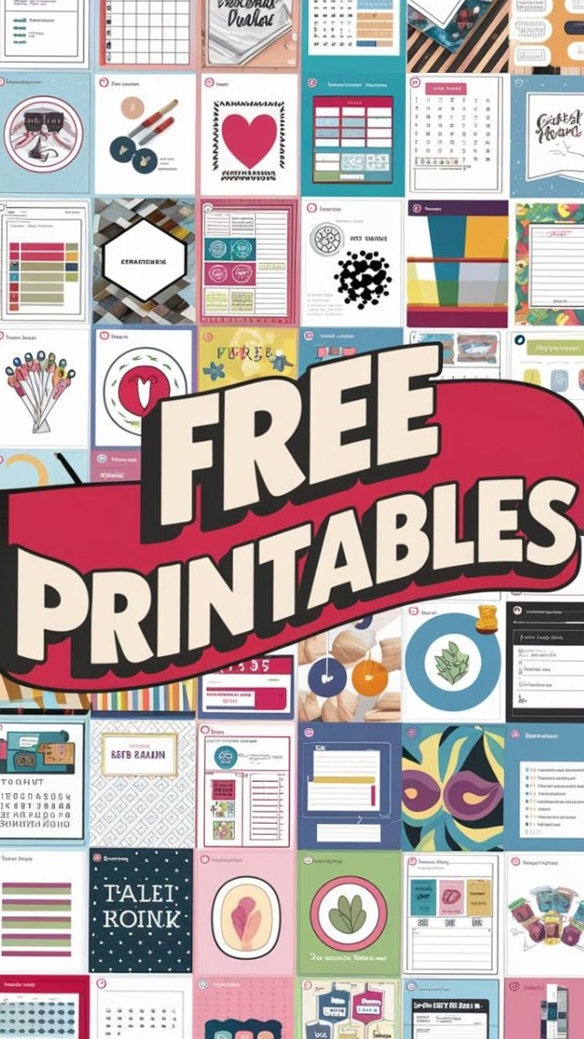 📊 📊 Free Printables for Design, Planners & Creative Assets | dream life manifestation