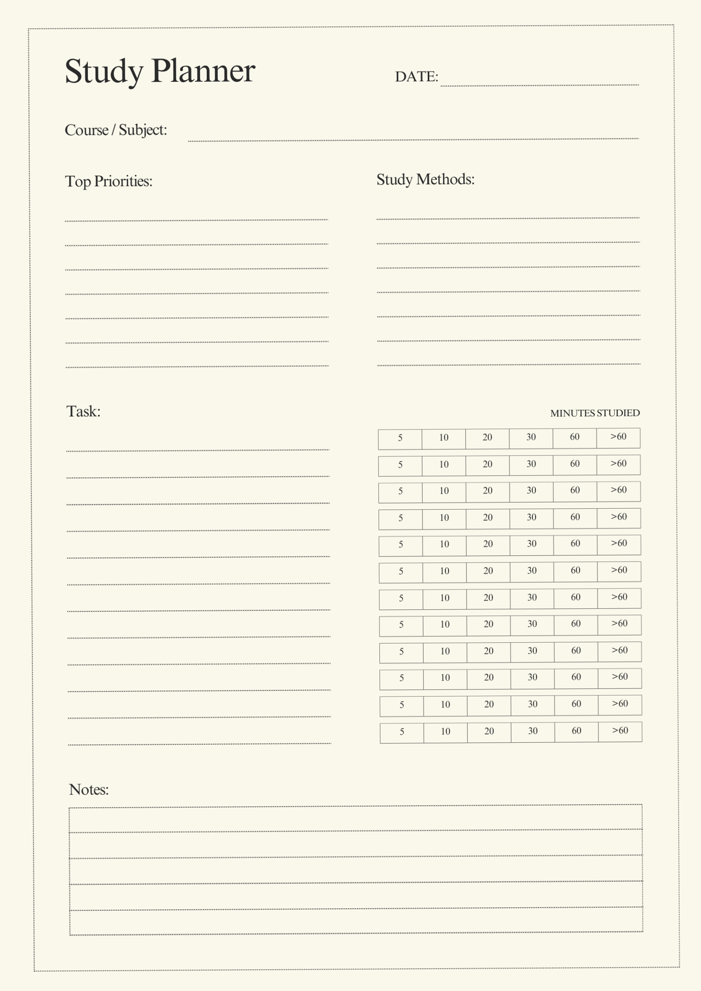 Free Study Planner — Digital Design & Creative Assets — 🌿 🌿 romanticize your routine
