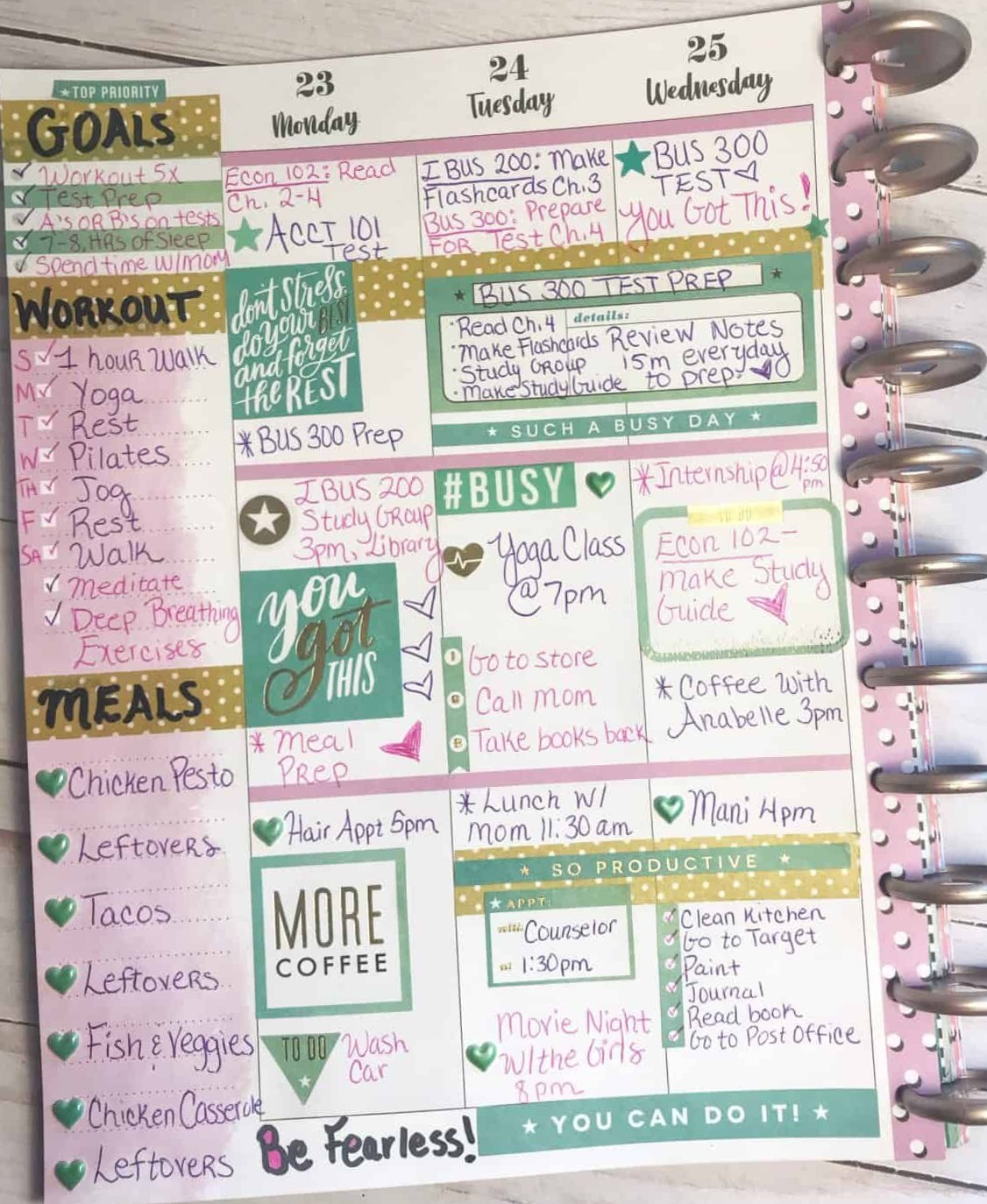 Genius Planner Layouts for School & College Success — 🌿 ✨ stay inspired all year long