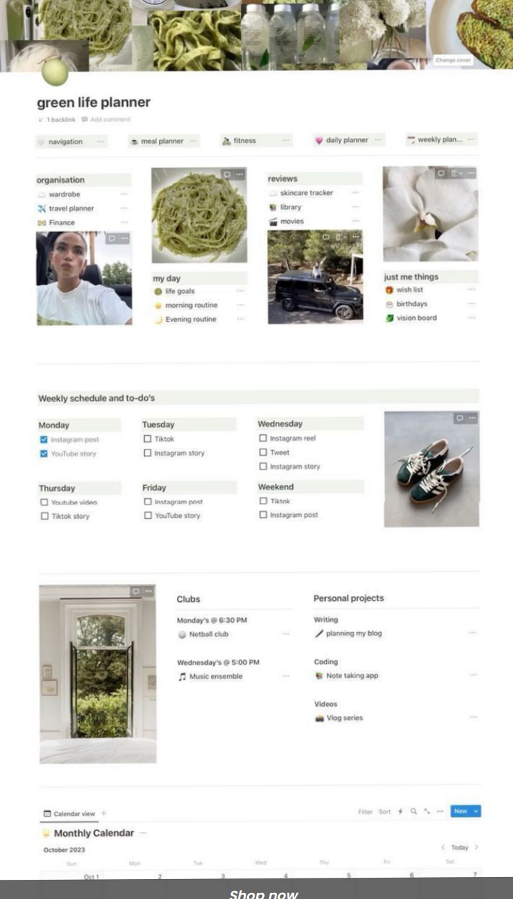 💍 💌 Health & Wellness Meal Planner Notion Template | 2026 efficiency hack