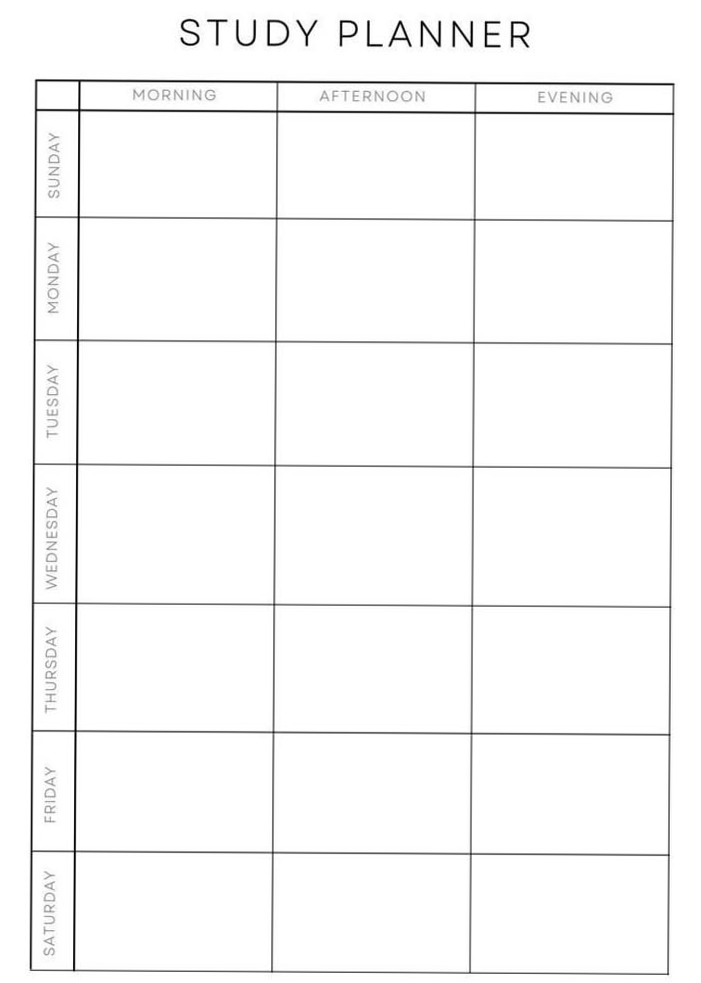 🎨 🌈 High School Study Planner for Exam & Assignment Success | stay inspired all year long