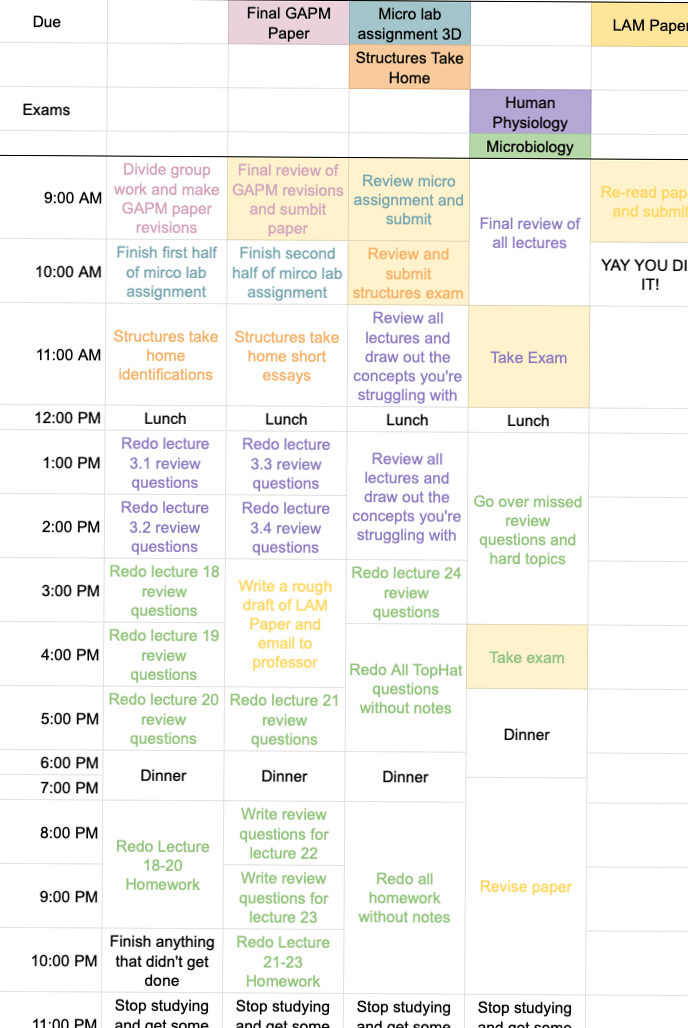 🪄 📍 How to Make the Perfect Study Plan for Finals Week — Digital Design Tips | stay inspired all year long