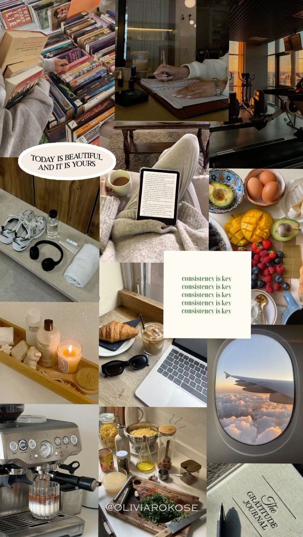 iPhone Wallpaper: January Vision Board & Self-Care Goals — 🥂 🌸 romanticize your routine