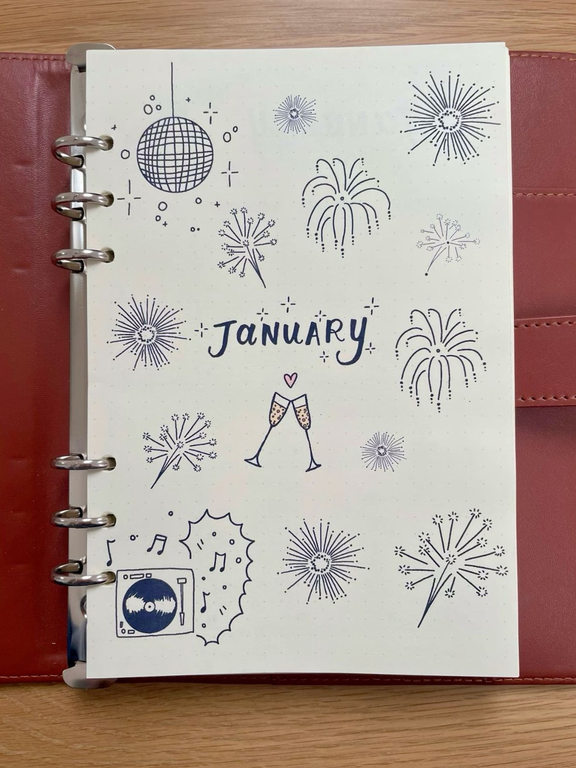 ✨ ☁️ January Bullet Journal Layouts for Digital Design & Creativity | dream life manifestation