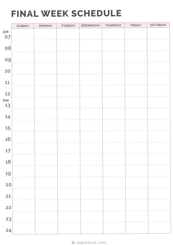 Japalture Study Planner for Big Exams — 💌 💍 romanticize your routine