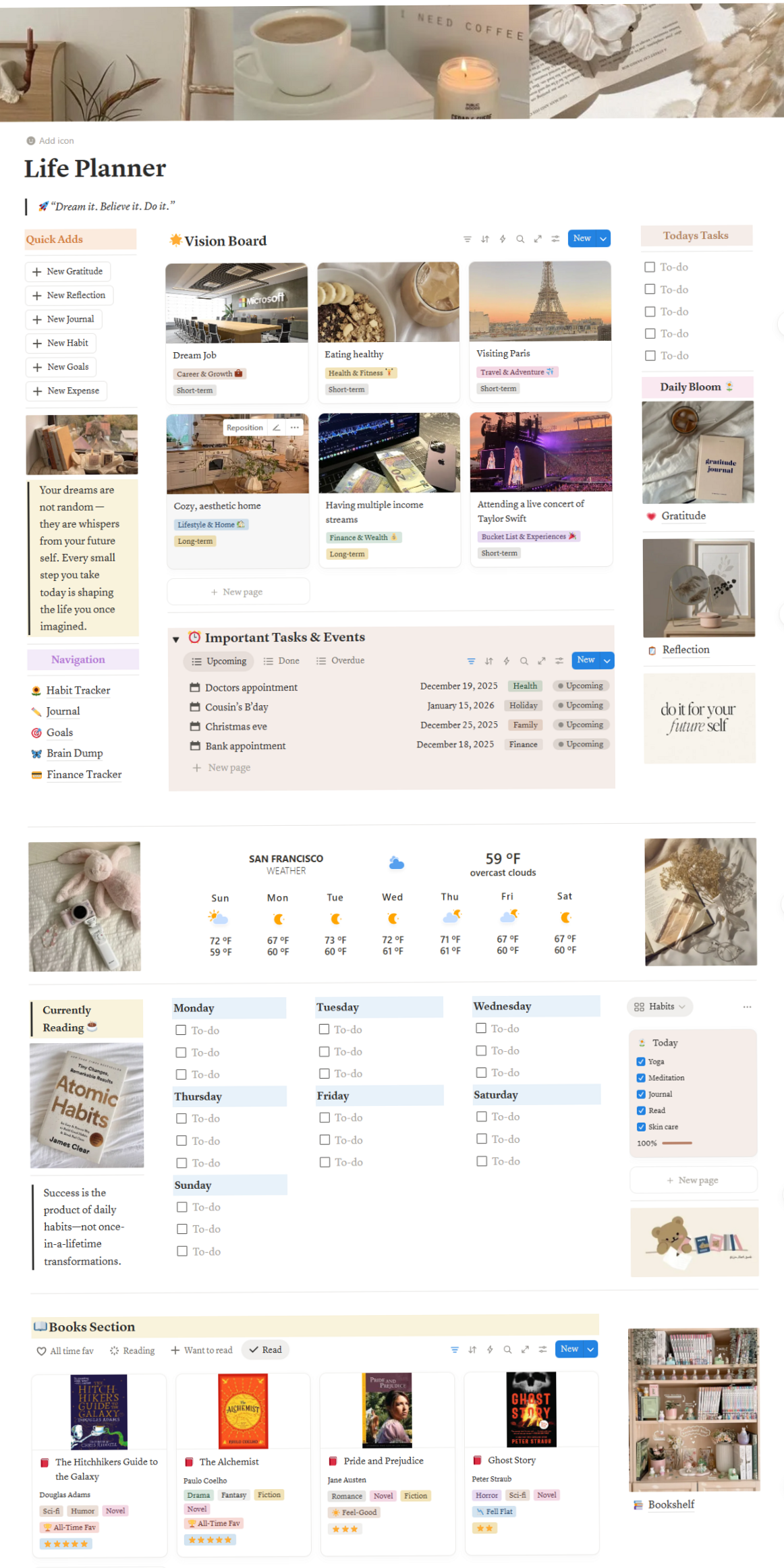 🖇️ 🖇️ Life Planner | Notion Template 216 19 | game-changing digital system