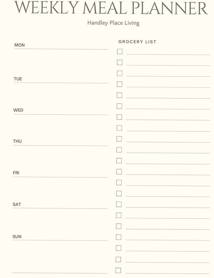 Maaltijdplanning: Creative Digital Design & Planner Assets — 📊 📁 dream life manifestation