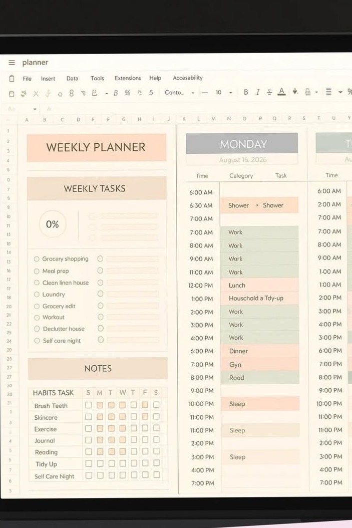 Master Your Week with Our Essential Weekly Planner Template — 📅 📝 stay inspired all year long