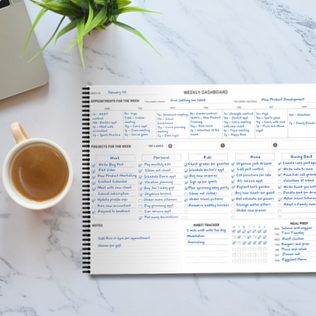 🪄 🌈 Master Your Year with 52-Week Dashboard & Tracker | no-stress tracker