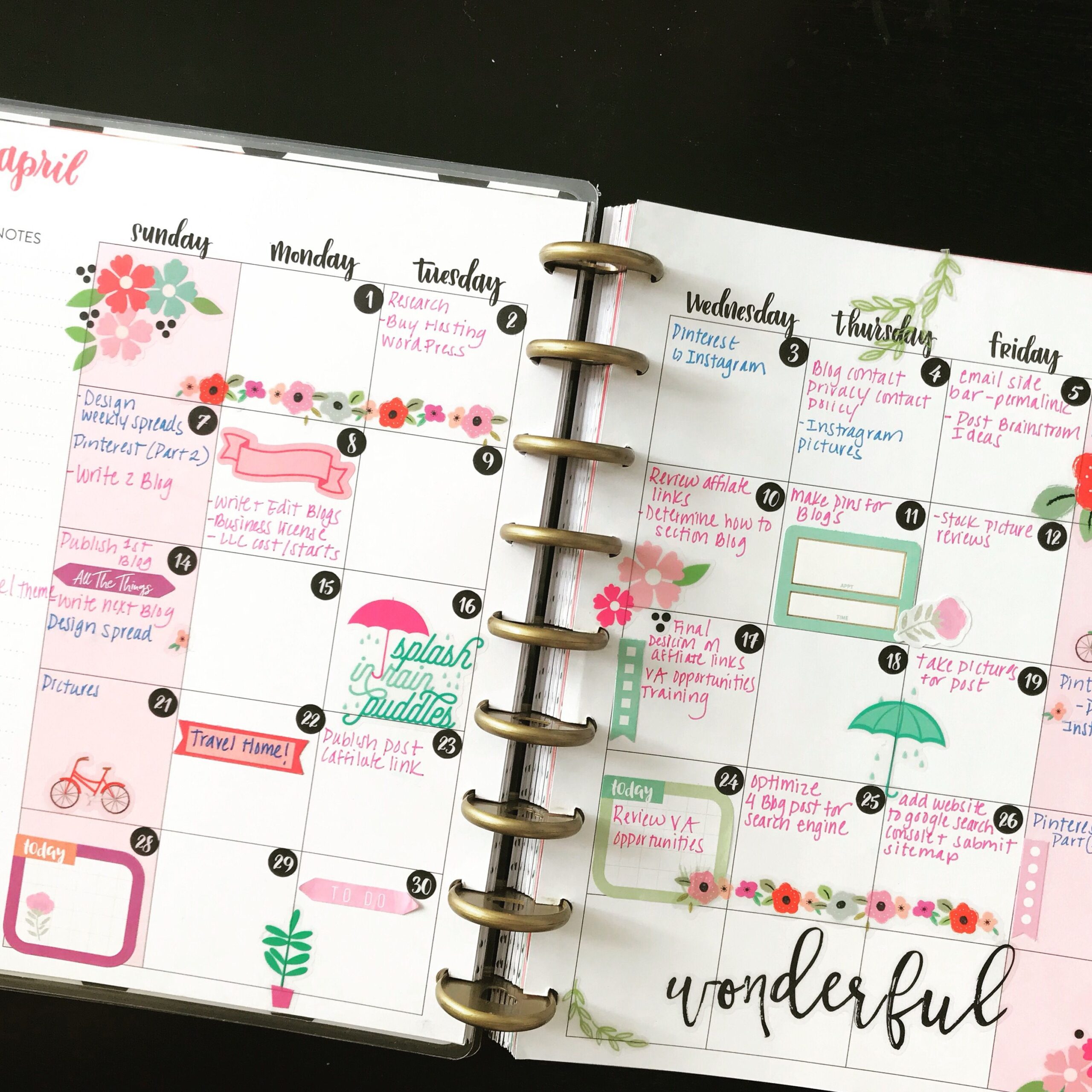 ☁️ 🤍 Modern Monthly Planner Design for Creative Minds | dream life manifestation