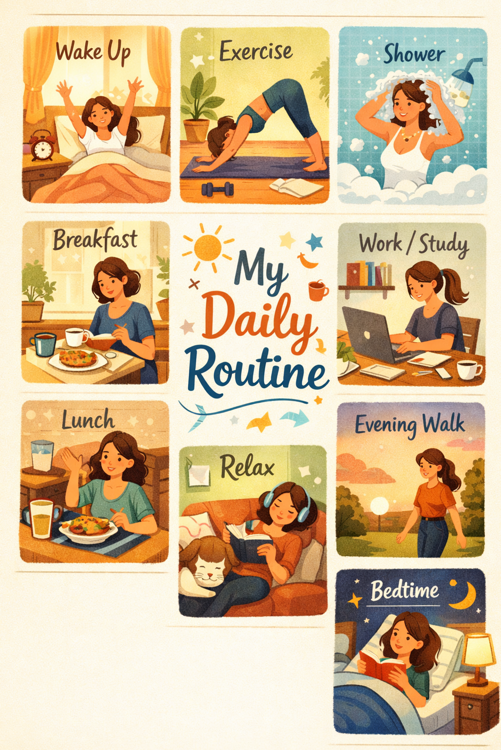 My Daily Routine | Simple & Productive Lifestyle — 👰 👰 dream life manifestation