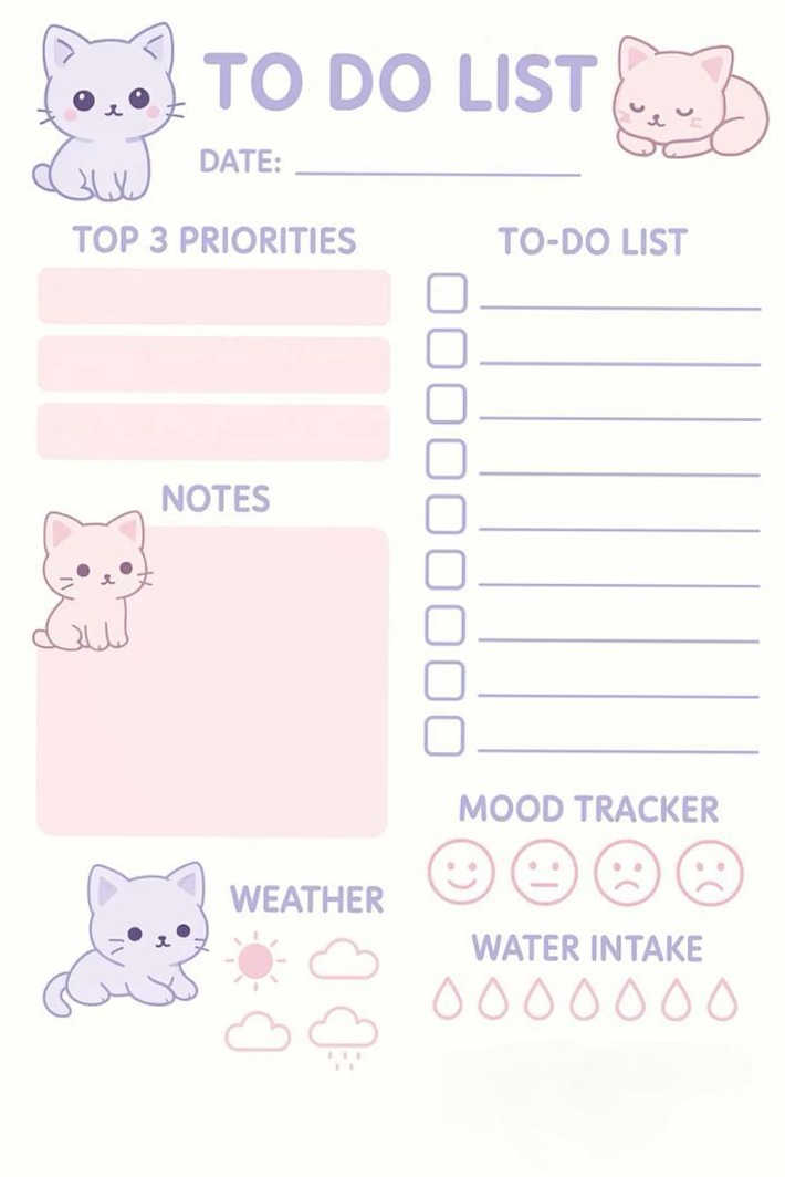 🖌️ 🌈 My To-Do List Planner Design | dream life manifestation