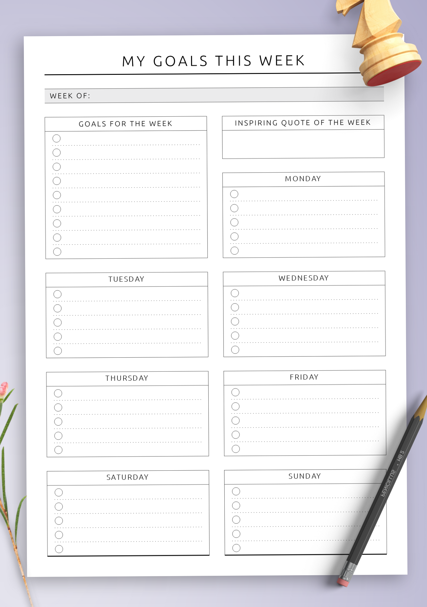 🎀 🤍 My Weekly Goals: Digital Design & Creative Focus | romanticize your routine