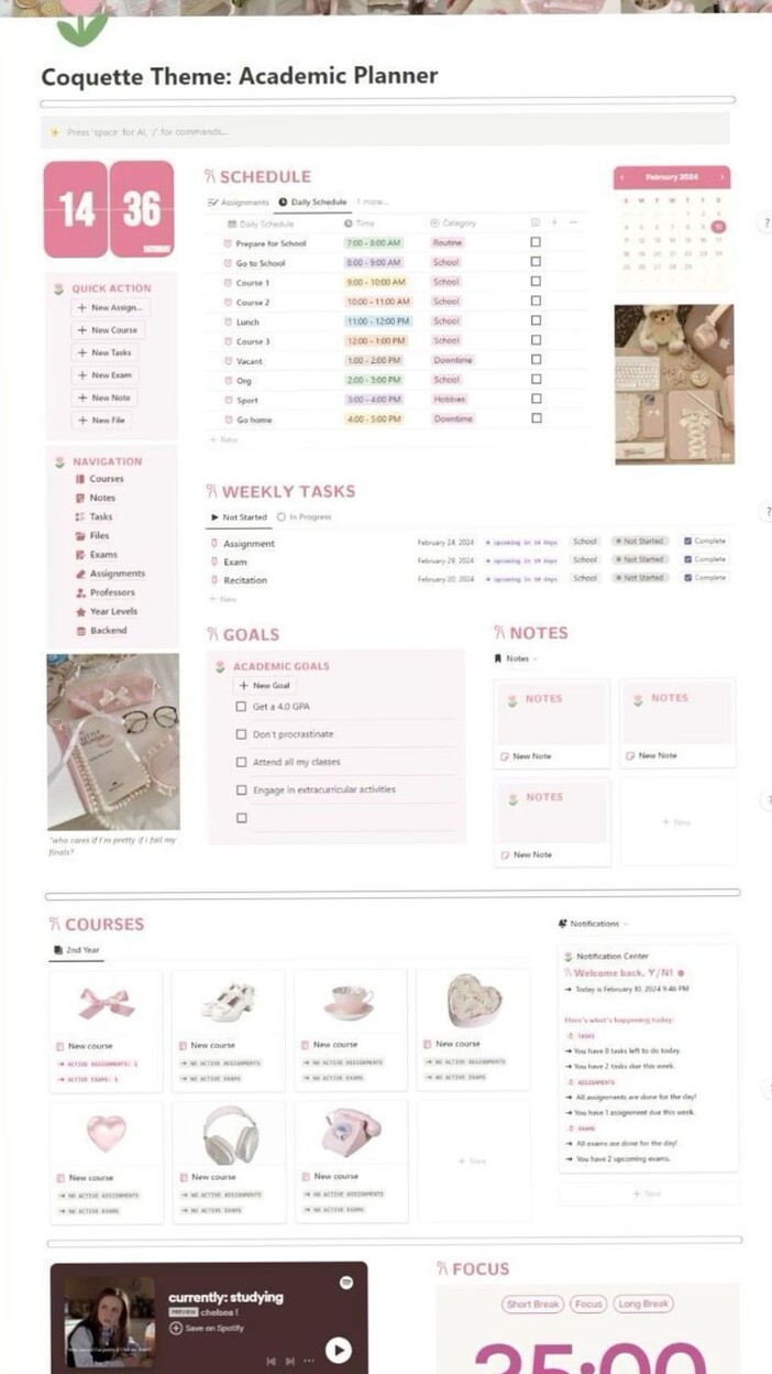 🕯️ 🕯️ Notion Study Templates for 2025: Home Learning Made Easy | only tool for life admin