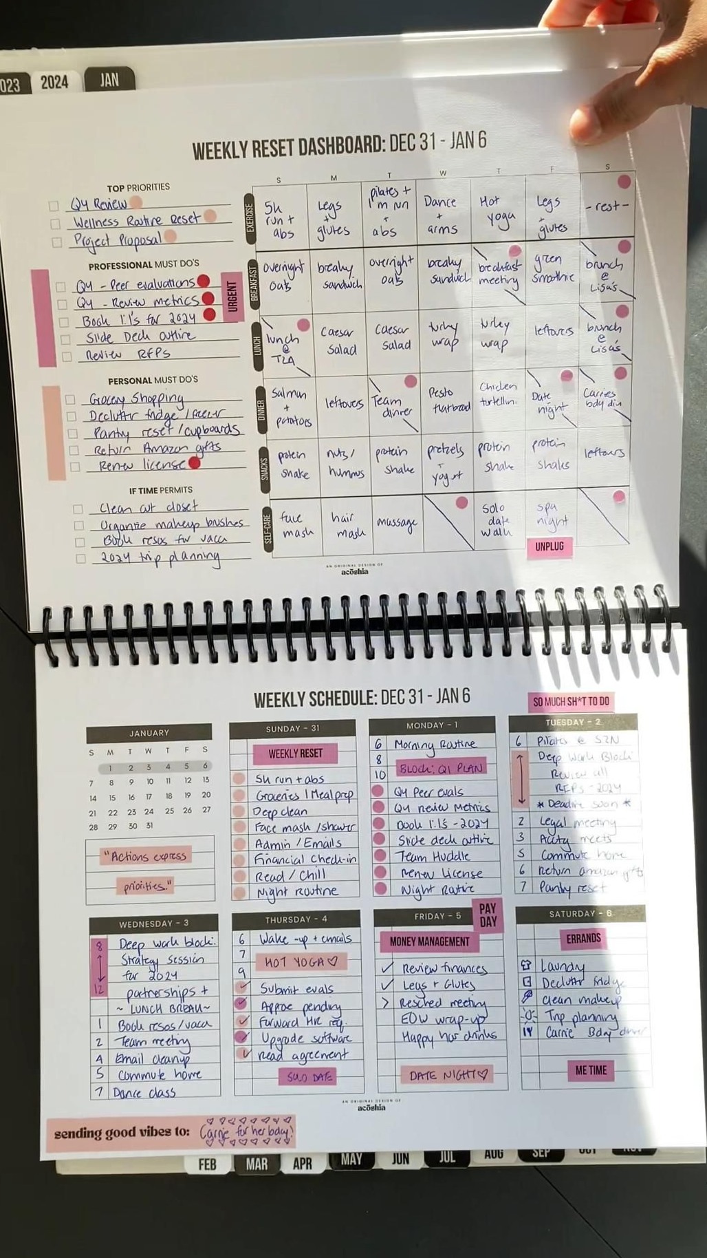 💍 👰 Obsessed with My 2024 Planner Design | stay inspired all year long