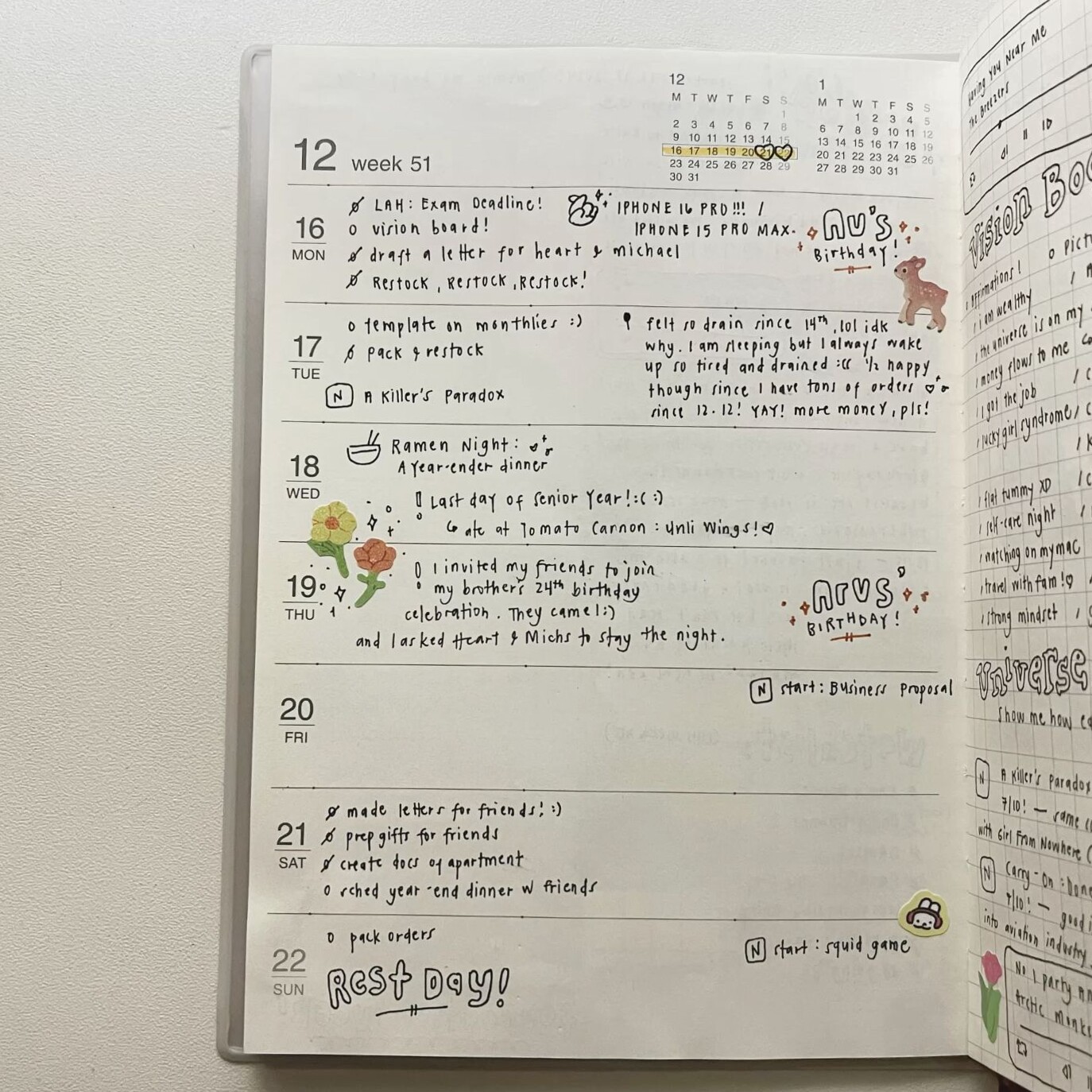 📁 📝 Organize Your Creative Year with Muji Weeklies | stay inspired all year long