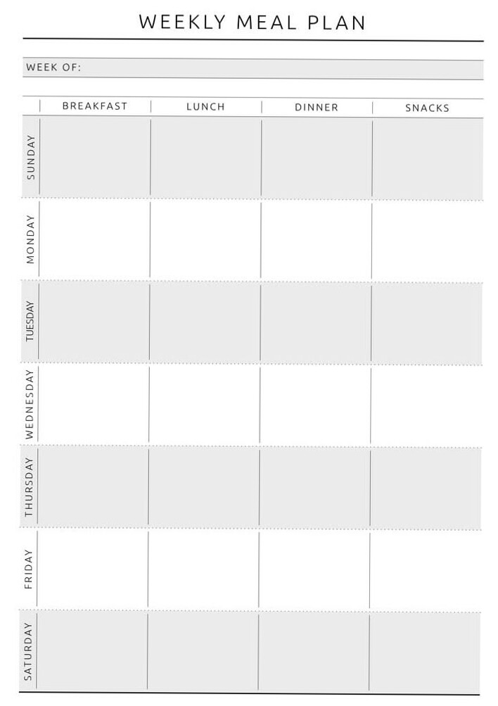 📅 📊 Original Meal Planner Design for Creative Minds | secret to staying productive