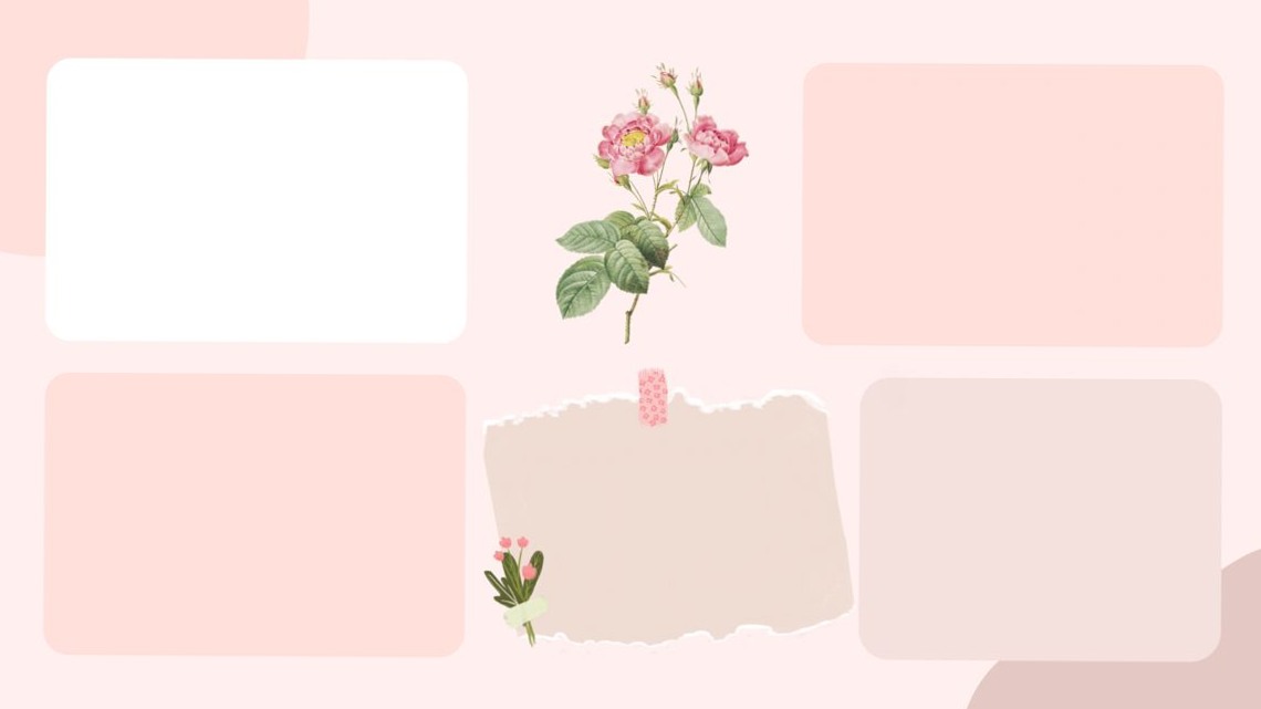 👰 💌 Pink Desktop Organizer for Digital Design & Planning | dream life manifestation