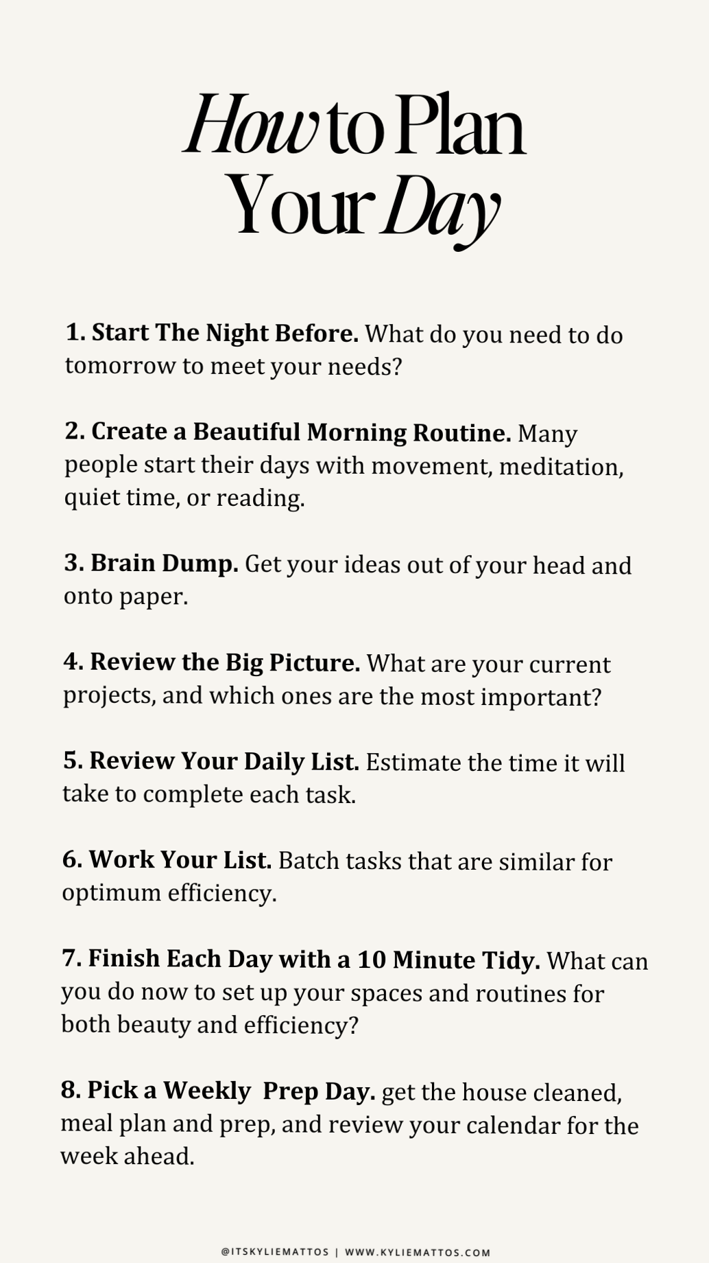 Plan Your Day for Success | 8 Productivity Habits — 📊 📌 secret to staying productive