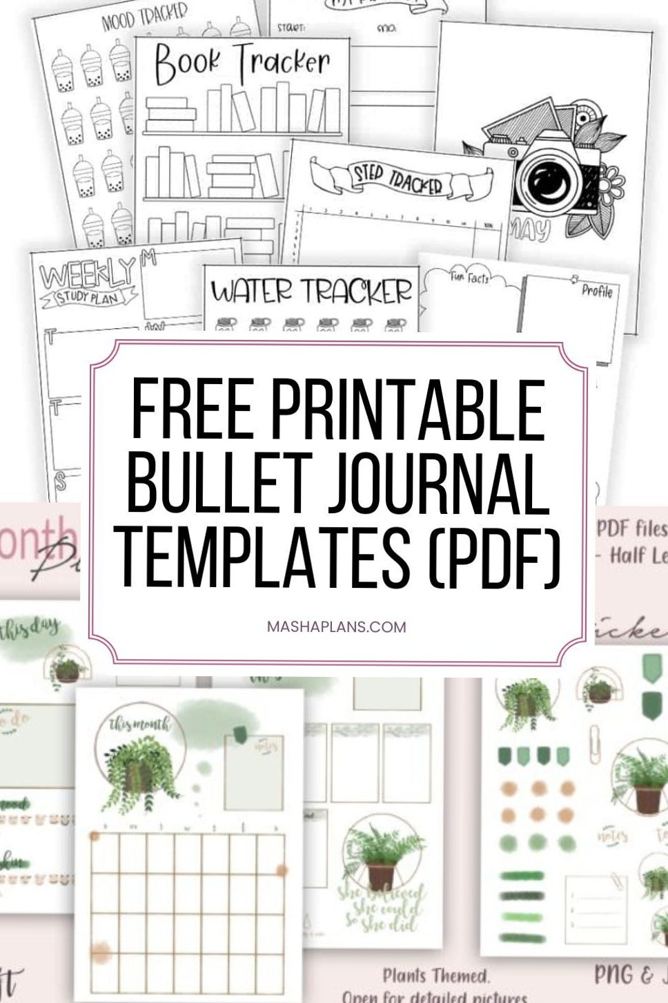 🌸 💍 Printable Planner Pages to Organize Your Life | secret to staying productive