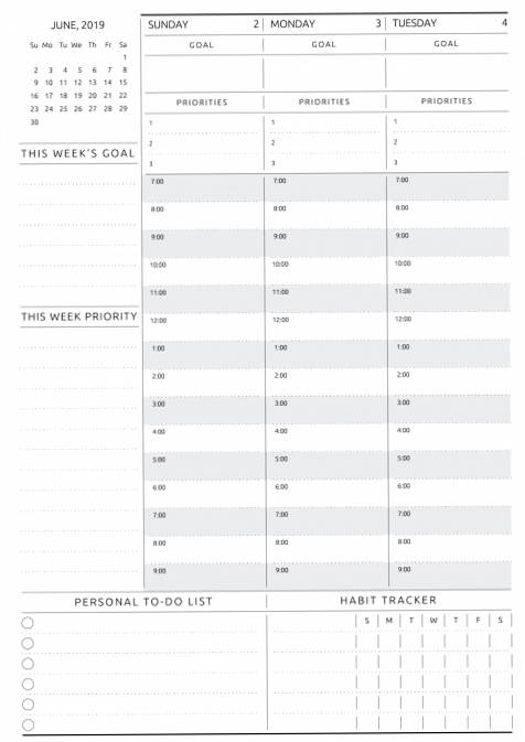 📁 📅 Printable Weekly Planner Templates for Digital Design & Creative Planning | stay inspired all year long