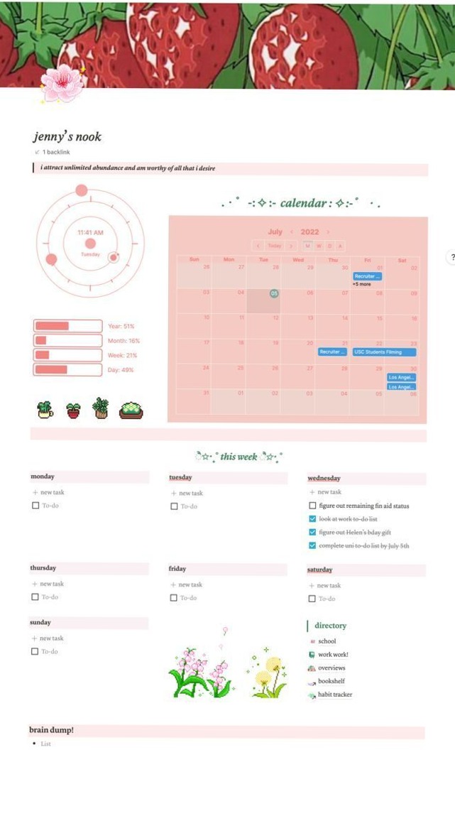 🌈 🪄 pro digital dashboard: My Notion Homepage | Notes, Notions, Planner Template