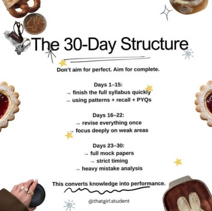 📝 📊 romanticize your routine: 30-Day Exam Study Plan | Master Your Syllabus Fast