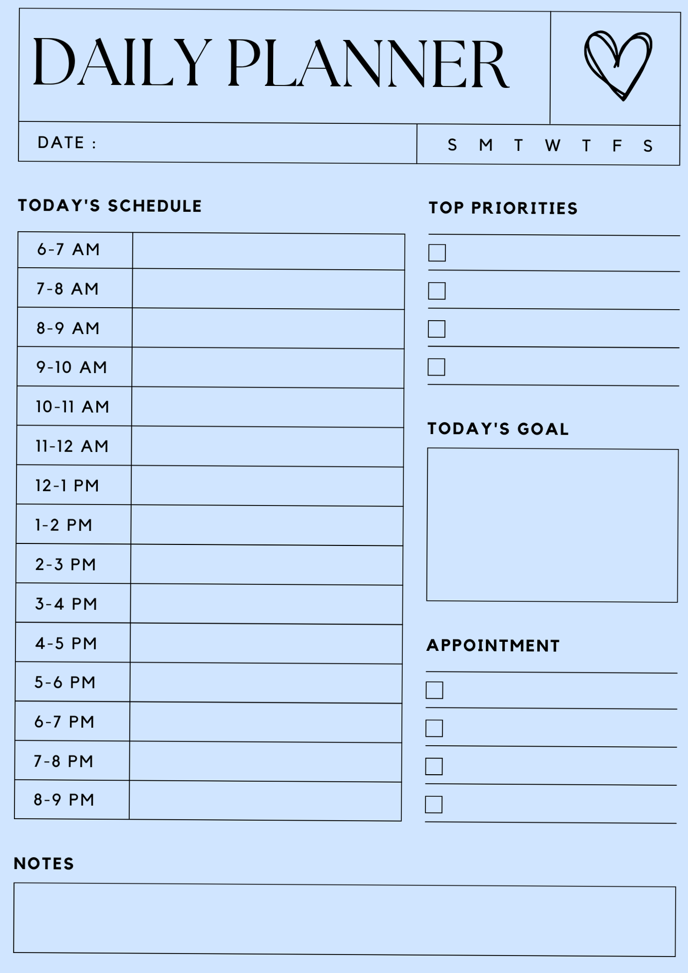 🎀 🌿 romanticize your routine: 7-Day Daily Planner with Islamic Inspiration