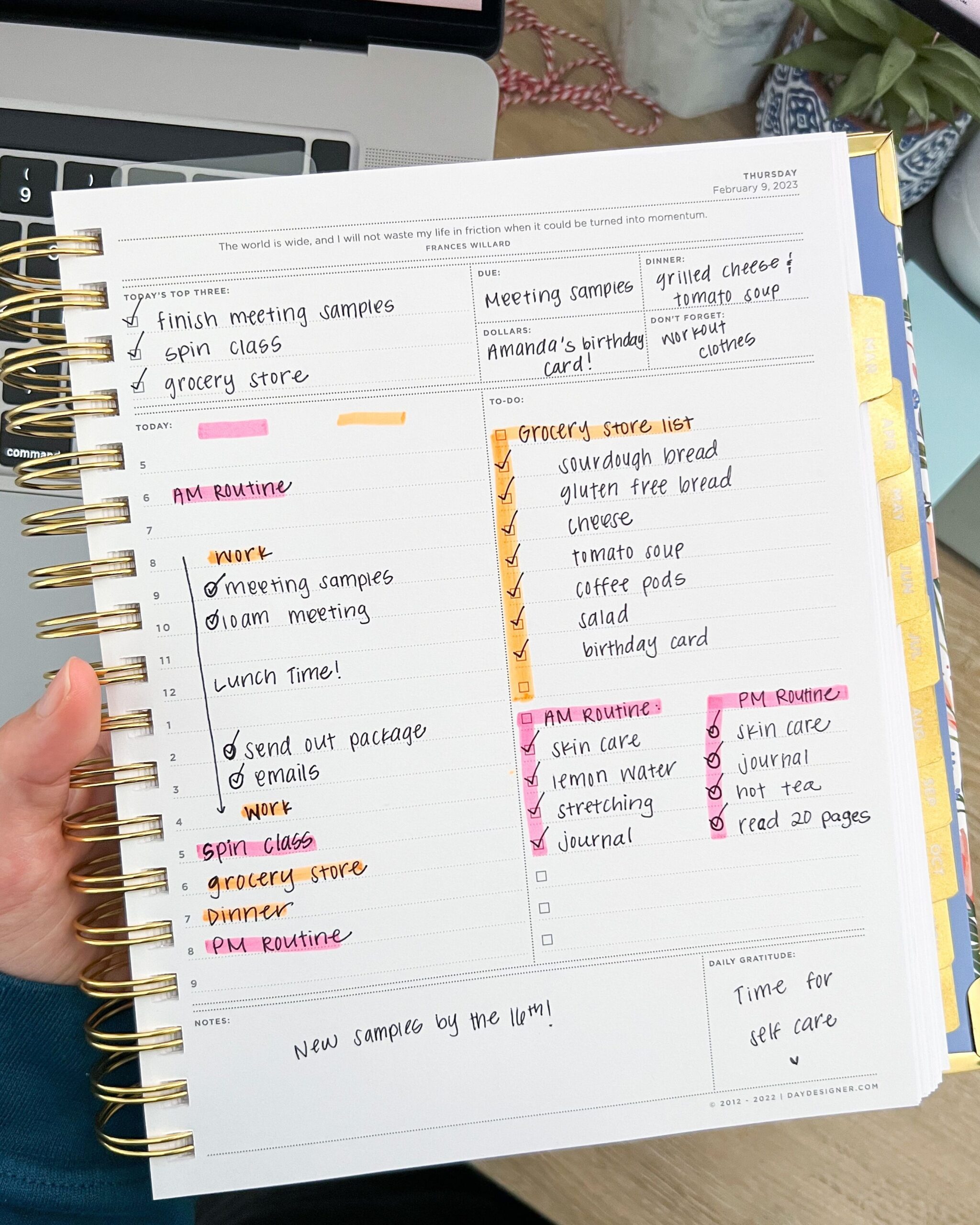🌿 🕯️ romanticize your routine: Check, check, and check! Month planner with digital flair