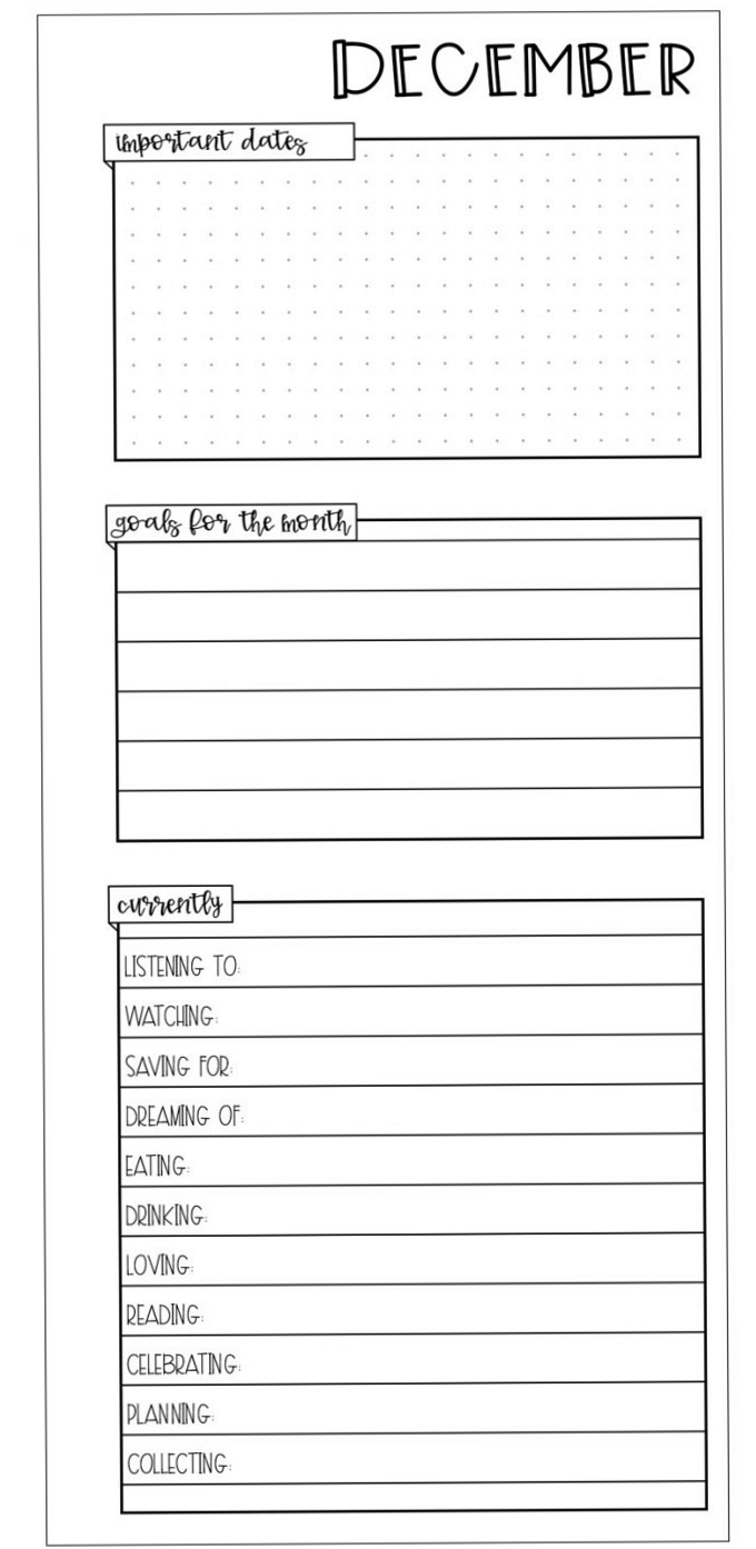 💌 🌸 romanticize your routine: Currently Fauxbonichi Planner — Free Printable 1843