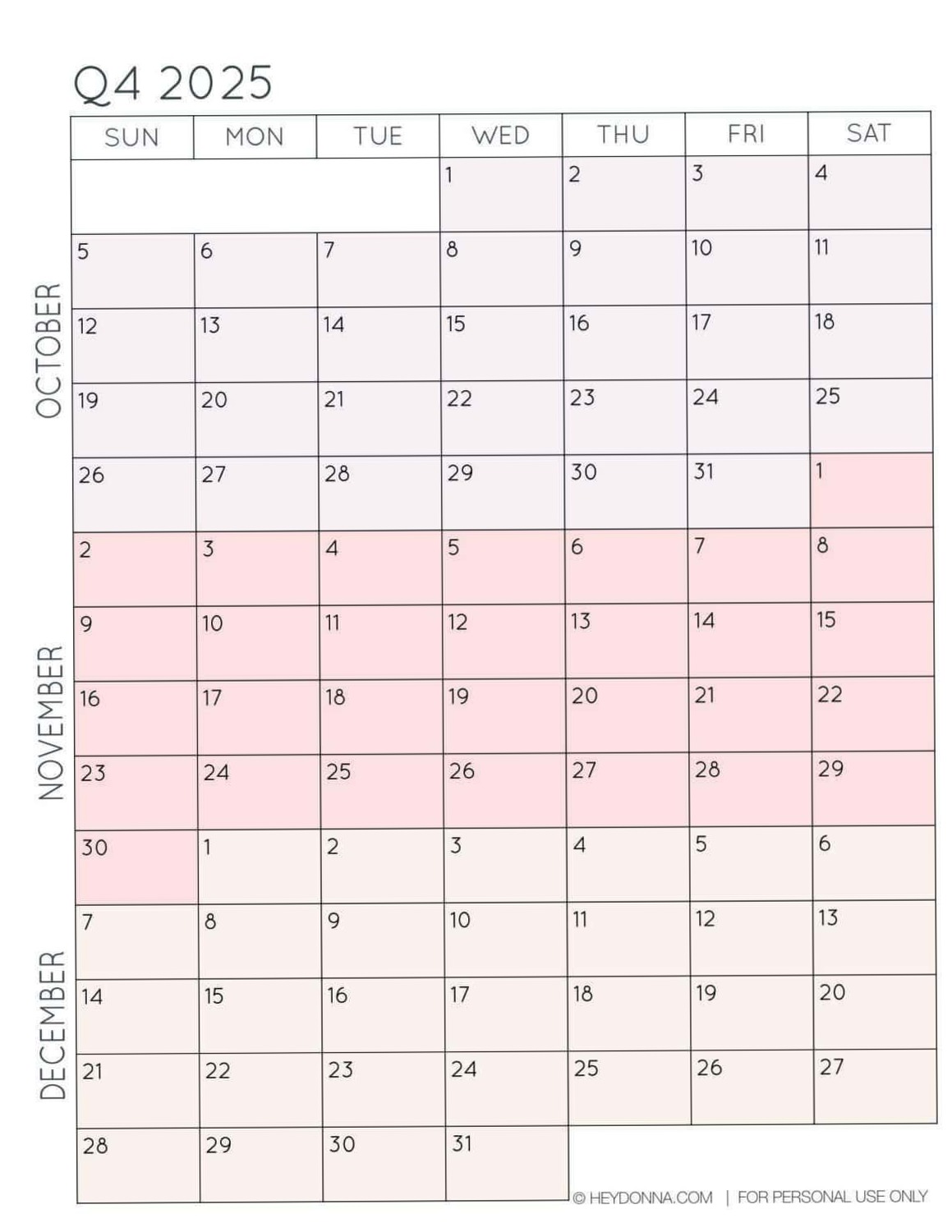 🌸 👰 romanticize your routine: Cute 2026 3-Month Calendar Printables & Bullet Journal Templates