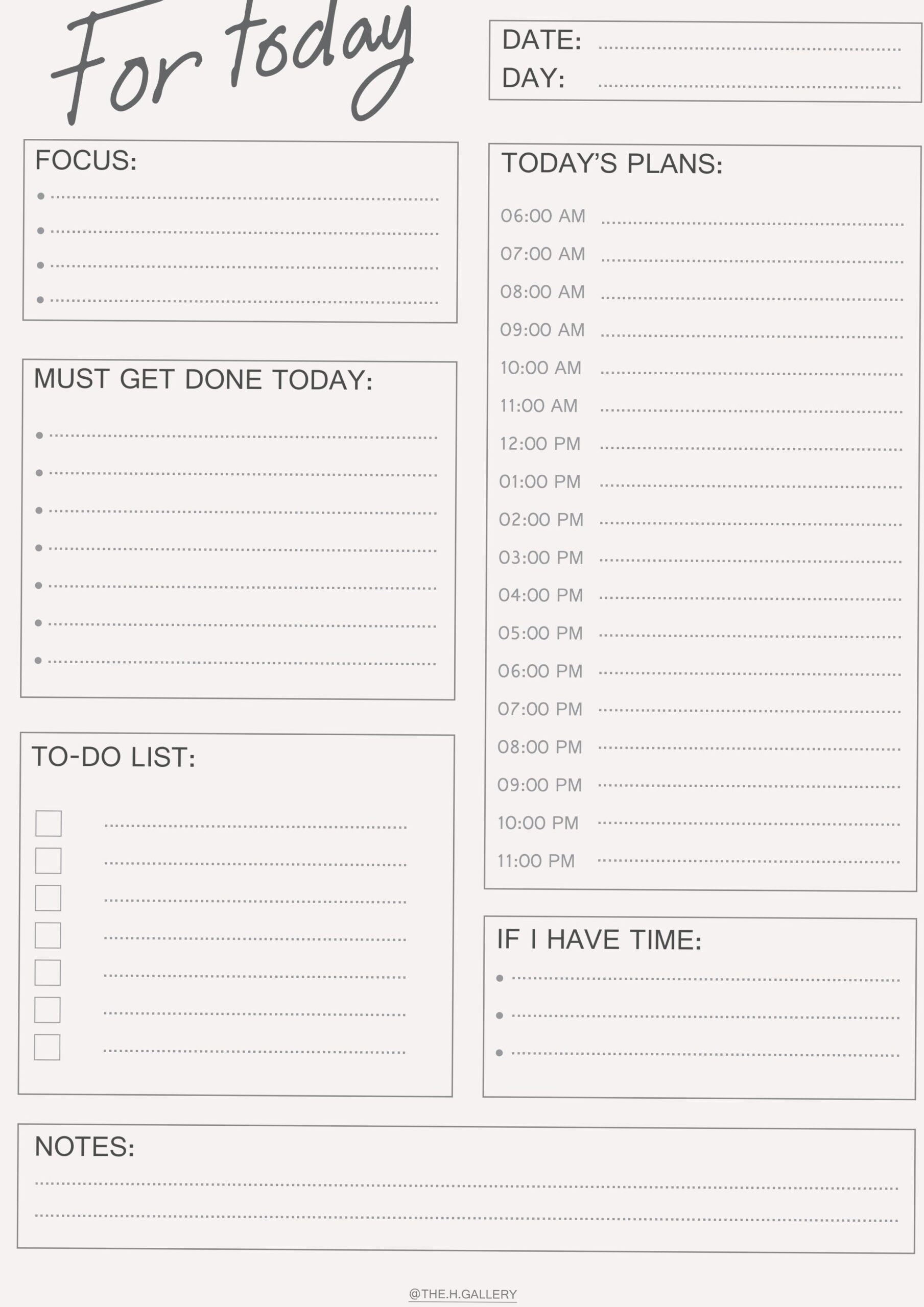 📊 📌 romanticize your routine: Daily Planner To-Do List | Creative Digital Design Asset